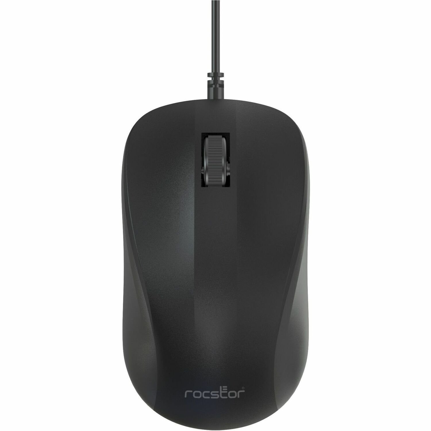 Rocstor Premium QM1 Silent Clicking USB Wired Contoured Mouse - 1200 dpi