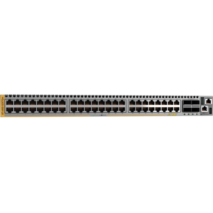 Allied Telesis x950 AT-x950-52XTQm 48 Ports Manageable Layer 3 Switch - 10 Gigabit Ethernet, 100 Gigabit Ethernet - 100GBase-X, 10GBase-T