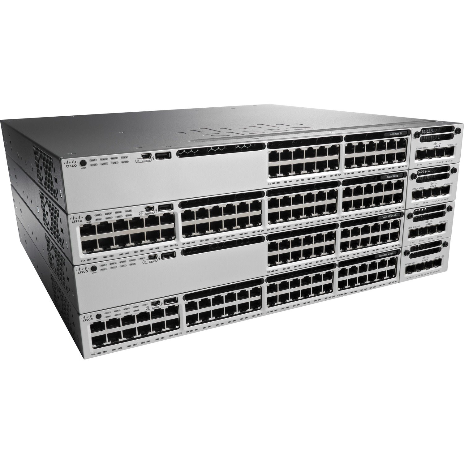 Cisco Catalyst 3850 C3850-12X48U 48 Ports Manageable Ethernet Switch - Gigabit Ethernet - 10/100/1000Base-T
