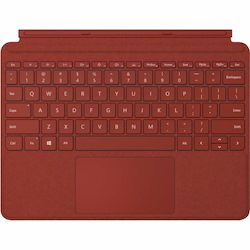 Microsoft Type Cover Keyboard/Cover Case Microsoft Surface Go, Surface Go 2, Surface Go 3 Tablet - Poppy Red