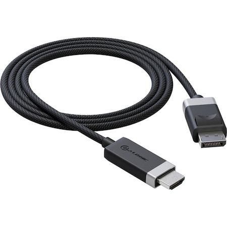 Alogic Fusion 2 m DisplayPort/HDMI A/V Cable for Audio/Video Device, Notebook, Computer, TV, Projector - 1