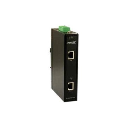 Transition Networks Hardened 1-port Mid-span PoE+ Injector