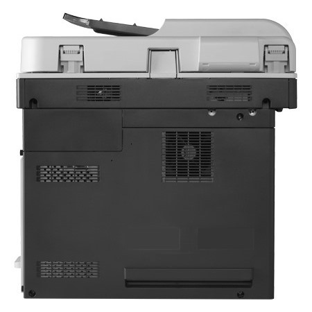 HP LaserJet M725DN Laser Multifunction Printer-Monochrome-Copier/Scanner-41 ppm Mono Print-1200x1200 Print-Automatic Duplex Print-200000 Pages Monthly-600 sheets Input-Color Scanner-600 Optical Scan-Gigabit Ethernet Ethernet