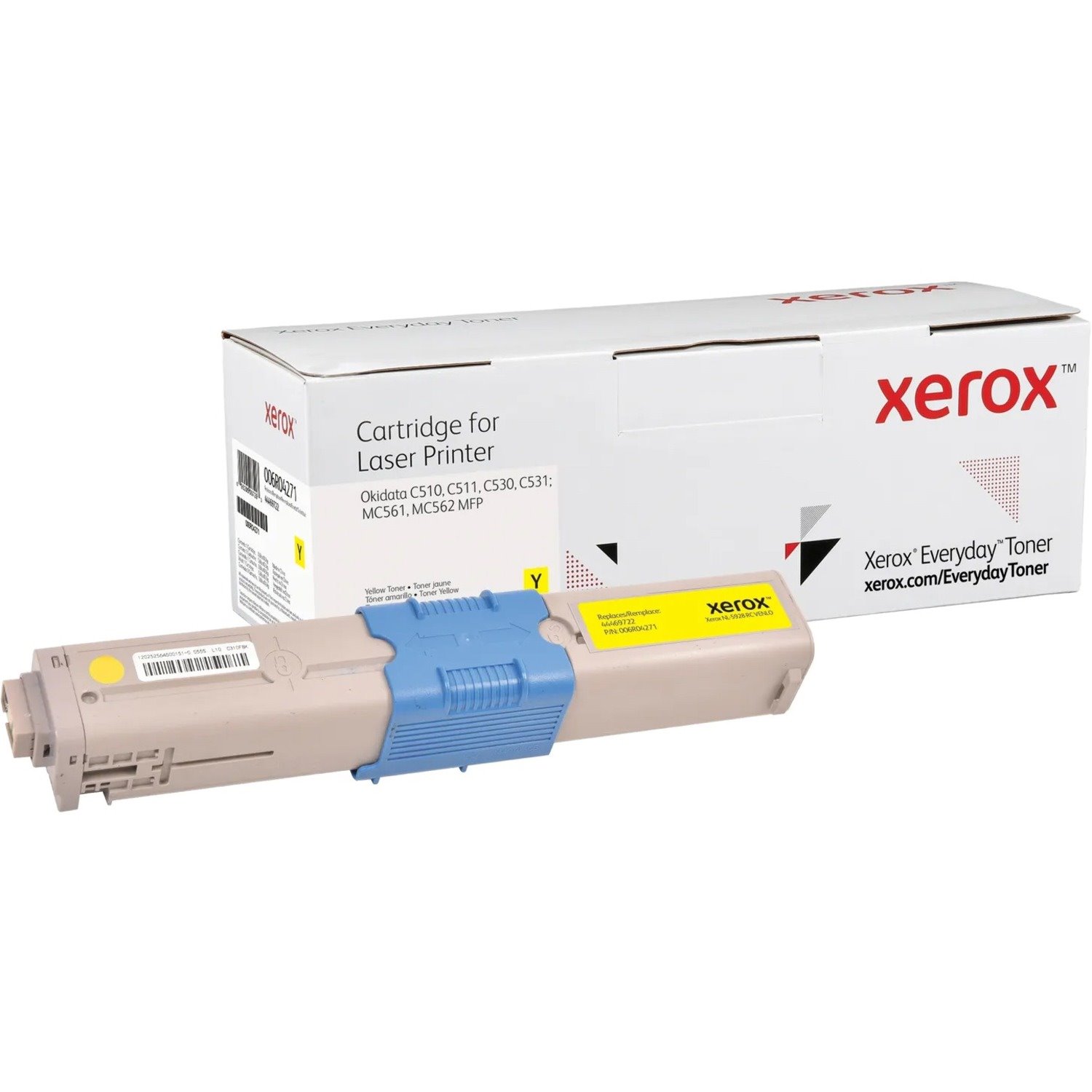 Xerox High Yield Laser Toner Cartridge - Alternative for Okidata (44469722) - Yellow Pack