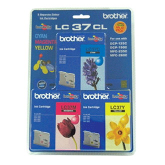 Brother Original Inkjet Ink Cartridge - Cyan, Yellow, Magenta - 3 / Pack