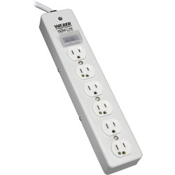 Tripp Lite by Eaton Hospital-Grade Surge Protector with 6 Hospital-Grade Outlets, 10 ft. (3.05 m) Cord, 1050 Joules, UL 1363, Not for Patient-Care Rooms