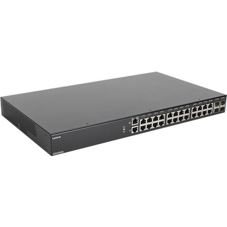 Lenovo CE0128PB 24 Ports Manageable Layer 3 Switch - 10 Gigabit Ethernet - 10/100/1000Base-T