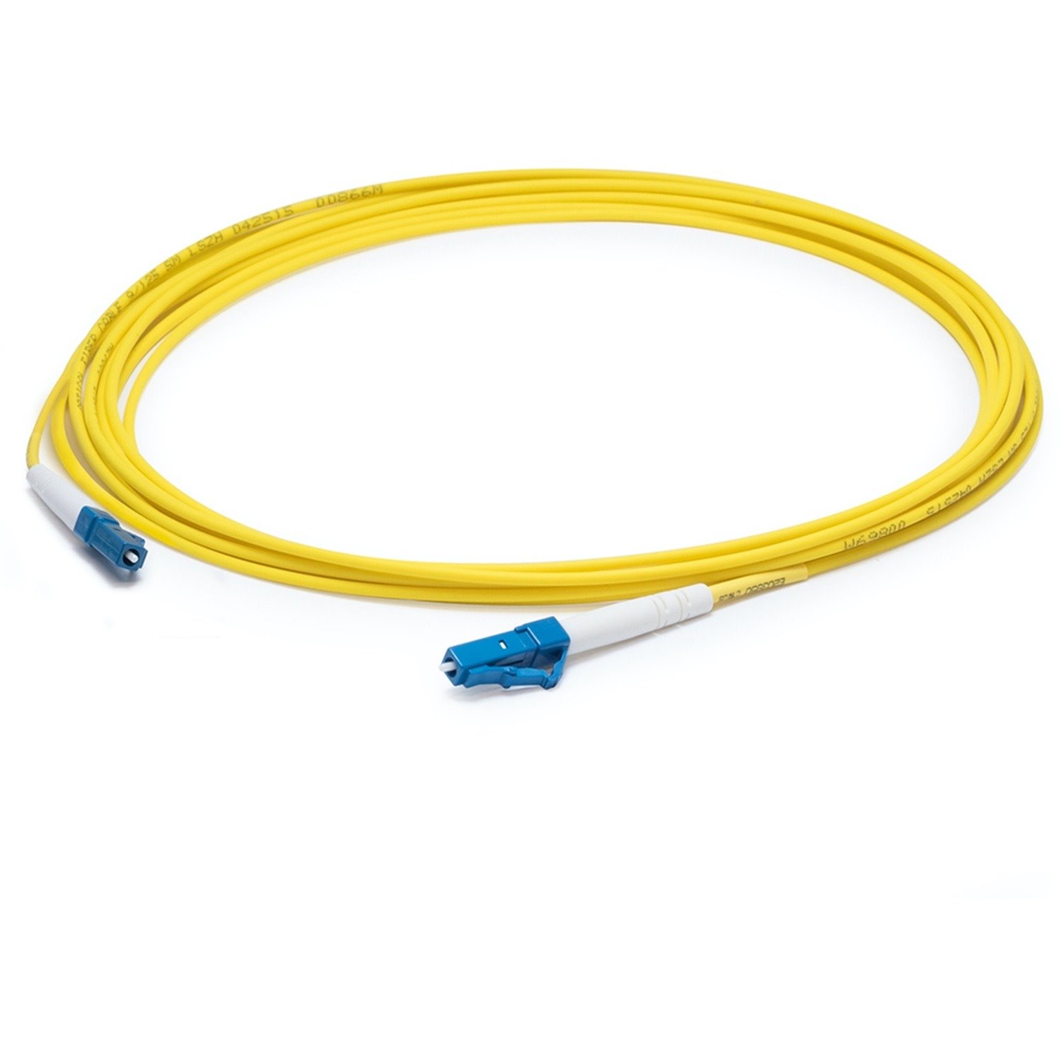 AddOn 79m LC (Male) to LC (Male) Straight Yellow OS2 Simplex Plenum Fiber Patch Cable