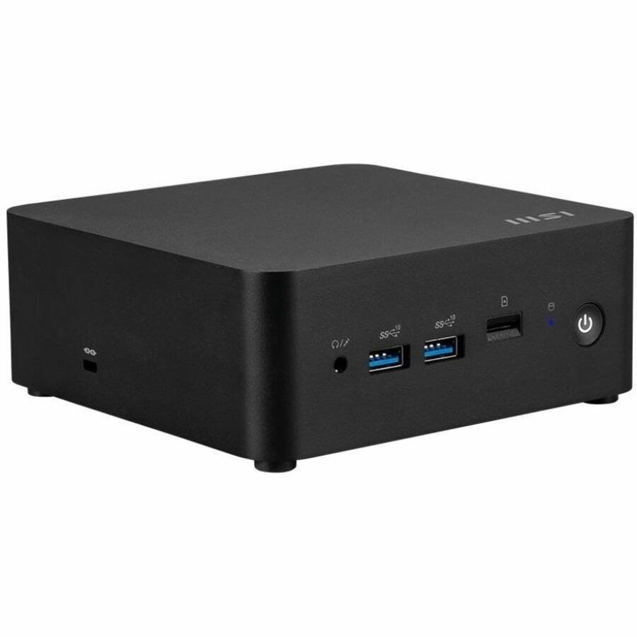 MSI Cubi NUC 13MQ Cubi NUC 13MQG-224UST Desktop Computer - Intel Core i5 13th Gen i5-1345U - vPro Technology - 32 GB - 1 TB SSD - Mini PC - Core Black