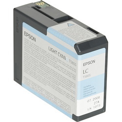 Epson UltraChrome K3 T5805 Original Inkjet Ink Cartridge - Light Cyan Pack