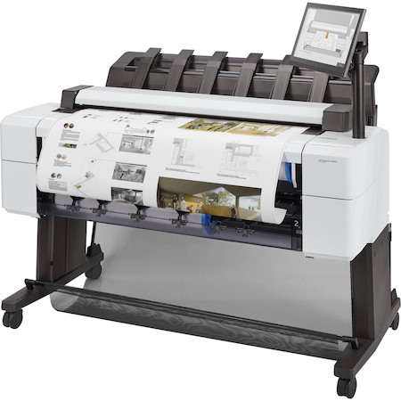 HP Designjet T2600dr PostScript Inkjet Large Format Printer - Includes Printer, Scanner, Copier - 914.40 mm (36") Print Width - Colour