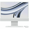 Apple iMac MQRK3X/A All-in-One Computer - Apple M3 Octa-core (8 Core) - 8 GB RAM - 512 GB SSD - 24" 4.5K 4480 x 2520 - Desktop - Silver