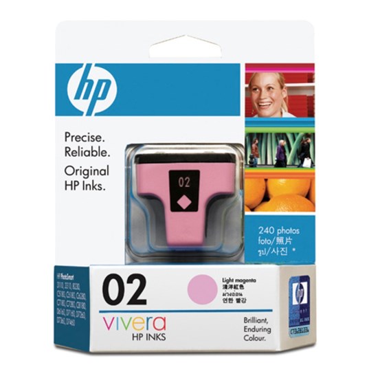 HP 2 Original Inkjet Ink Cartridge - Light Magenta Pack