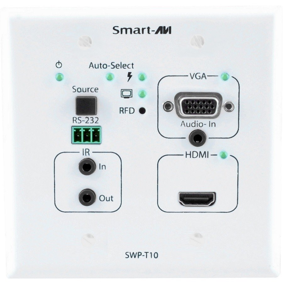 SmartAVI HDMI, VGA, Stereo Audio, IR POE Extender with Integrated Scaler and Converter