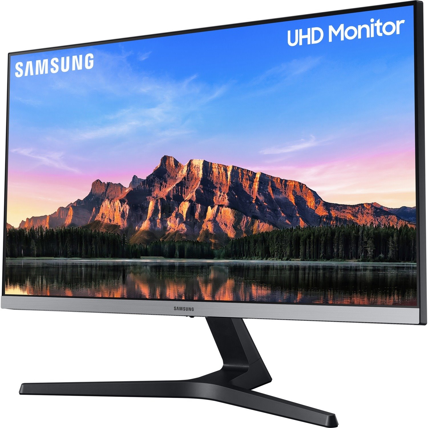 Samsung U28R550UQN 28" 4K UHD LCD Monitor - 16:9 - Dark Blue Gray