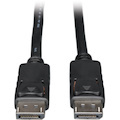 Eaton Tripp Lite Series DisplayPort 1.4 Cable with Latching Connectors, 8K (M/M), Black, 3 ft. (0.9m)