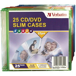 Verbatim CD/DVD Coloured Slim Case