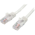 StarTech.com 10m White Cat5e Patch Cable with Snagless RJ45 Connectors - Long Ethernet Cable - 10 m Cat 5e UTP Cable