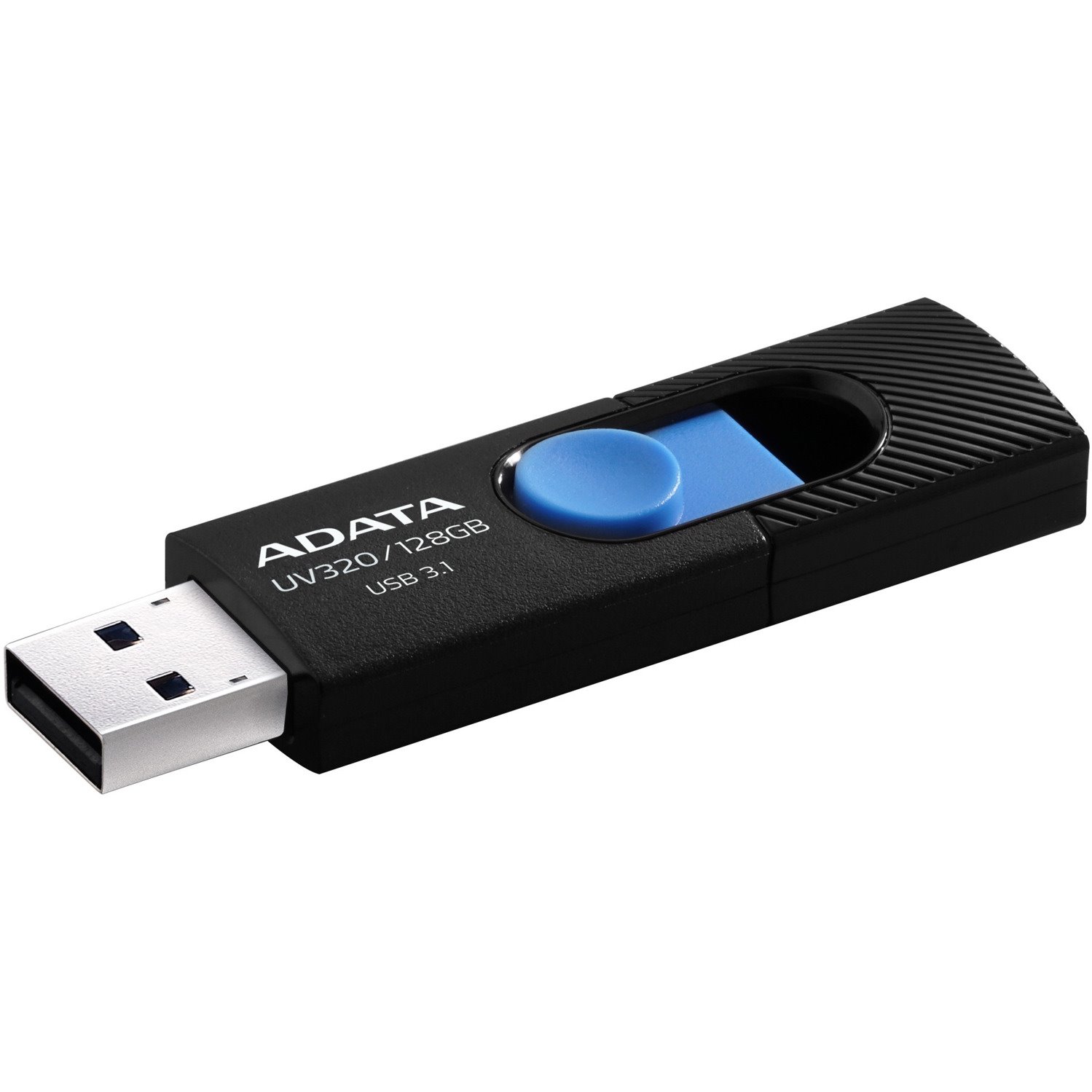 Adata UV320 128 GB USB 3.2 (Gen 1) Flash Drive - Blue, Black