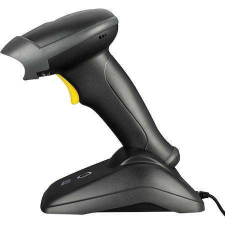 Adesso NuScan 2500TB Logistics, Warehouse Handheld Barcode Scanner - Wireless Connectivity - Black - USB Cable Included
