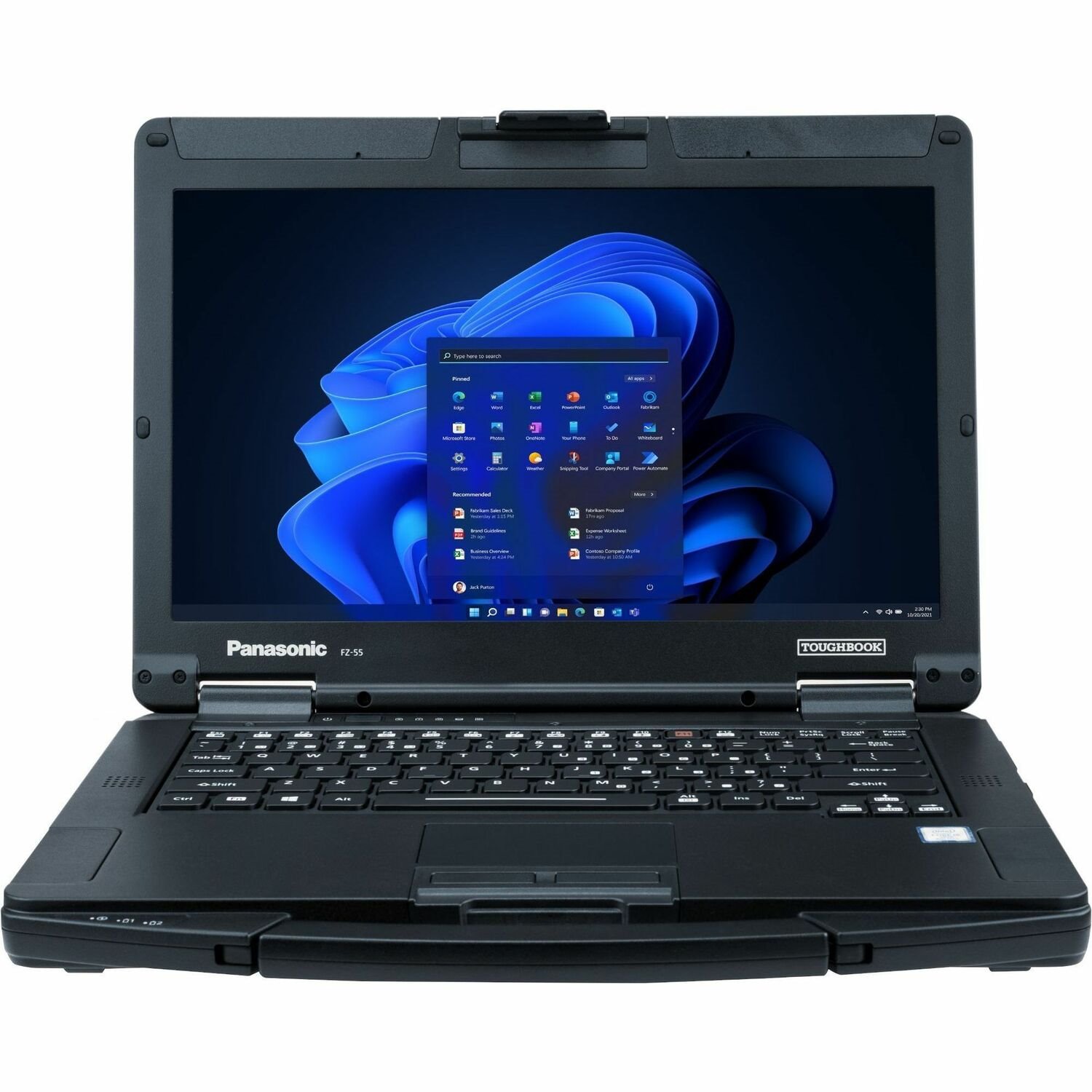 Panasonic TOUGHBOOK FZ-55 FZ-55JZ00JBE 35.6 cm (14") Touchscreen Rugged Notebook - Full HD - Intel Core i5 13th Gen i5-1345U - 16 GB - 512 GB SSD - Black