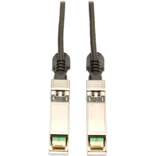 Tripp Lite 2M SFP+ 10Gbase-CU Twinax Passive Copper Cable SFP-H10GB-CU2M Compatible Black 6ft 6'