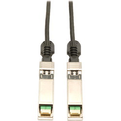 Eaton Tripp Lite Series SFP+ 10Gbase-CU Passive Twinax Copper Cable, SFP-H10GB-CU2M Compatible, Black, 2M (6.56 ft.)