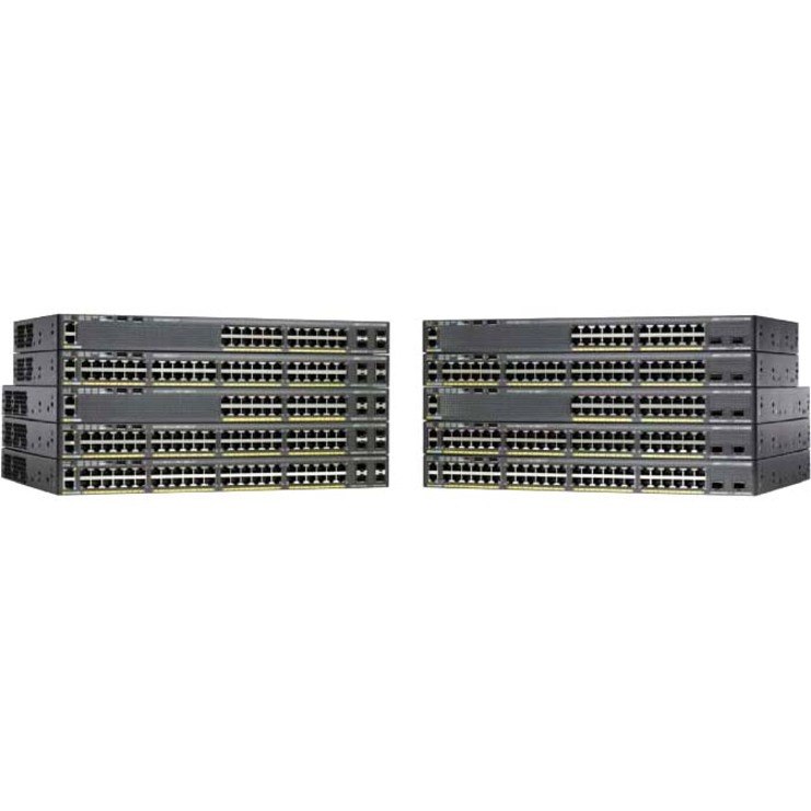 Cisco Catalyst 2960-X 2960X-48TS-LL 48 Ports Manageable Ethernet Switch - Gigabit Ethernet - 10/100/1000Base-T