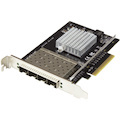 StarTech.com Quad-Port SFP+ Server Network Card - PCI Express - Intel XL710 Chip