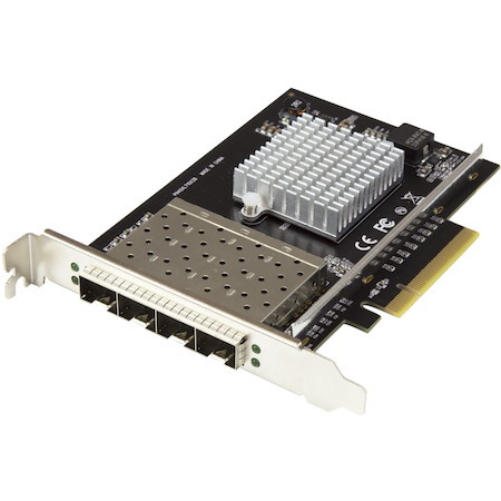 StarTech.com Quad-Port SFP+ Server Network Card - PCI Express - Intel XL710 Chip