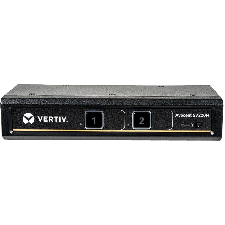 Vertiv Avocent SV200 Desktop KVM Switch | 2 Port | HDMI (SV220H-001)