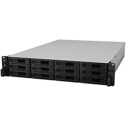 Synology RackStation RS2418RP+ 12 x Total Bays SAN/NAS Storage System - Intel Atom C3538 Quad-core (4 Core) 2.10 GHz - 4 GB RAM - DDR4 SDRAM Rack-mountable