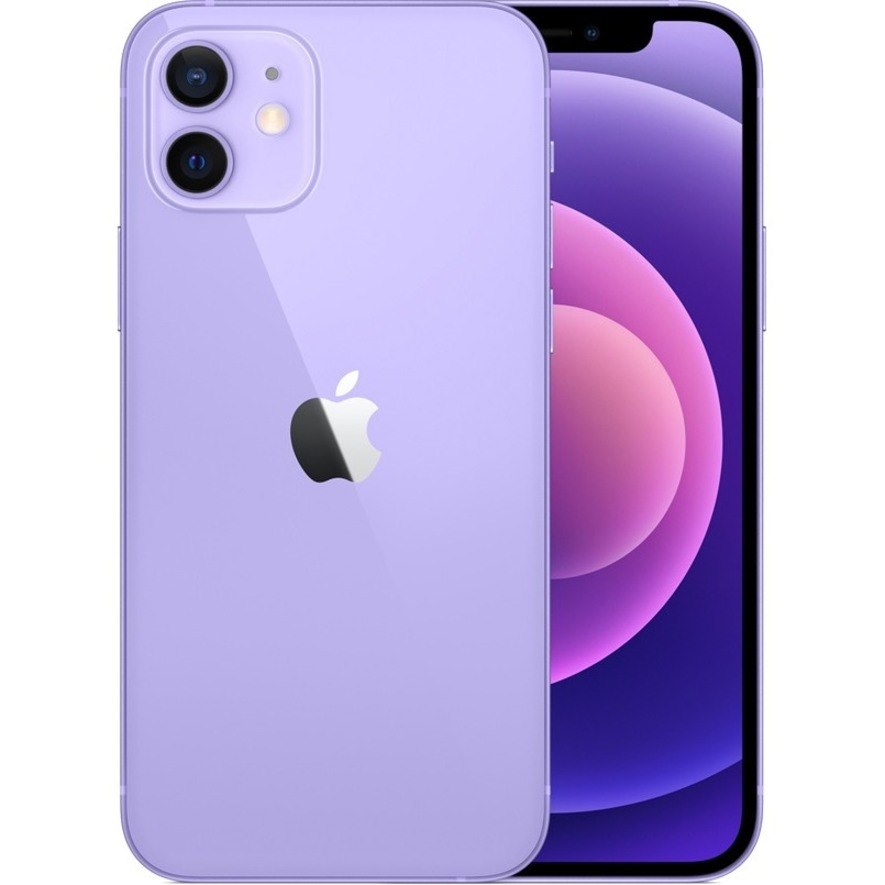 Apple Apple iPhone 12 A2403 64 GB Smartphone - 6.1" OLED Full HD Plus 2532 x 1170 - Hexa-core (FirestormDual-core (2 Core) 3.10 GHz + Icestorm Quad-core (4 Core) 1.80 GHz - 4 GB RAM - iOS 14 - 5G - Purple