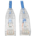 Eaton Tripp Lite Series Cat6 Gigabit Snagless Slim UTP Ethernet Cable (RJ45 M/M), PoE, Blue, 15 ft. (4.57 m)