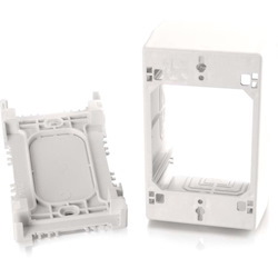 C2G Wiremold Uniduct Single Gang Extra Deep Junction Box - White