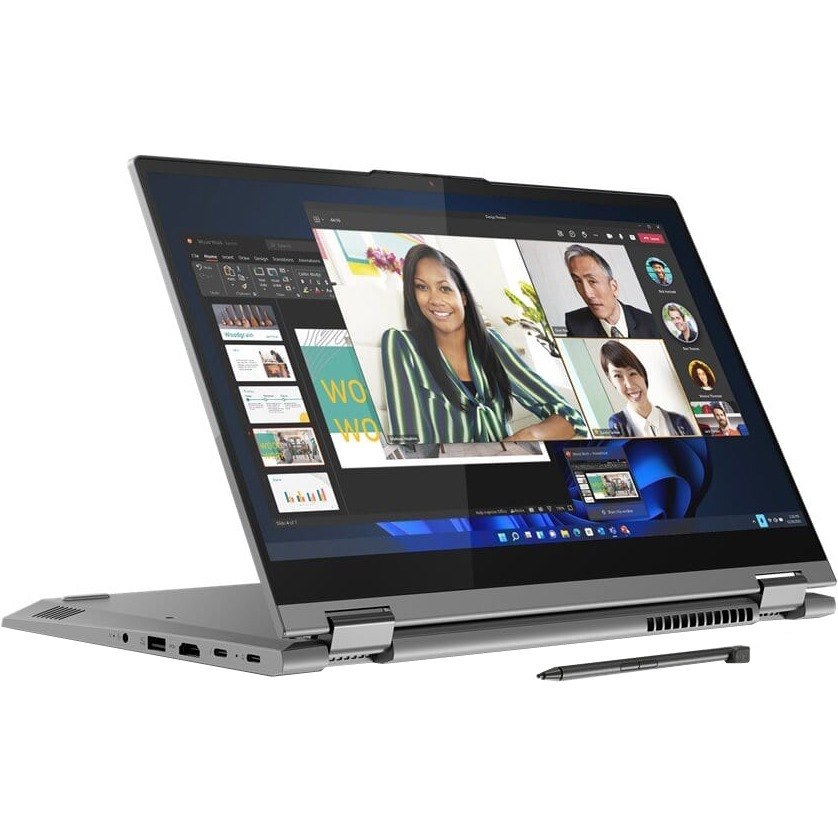 Lenovo ThinkBook 14s Yoga G3 IRU 21JG001VAU 14" Touchscreen Convertible 2 in 1 Notebook - Full HD - Intel Core i7 13th Gen i7-1355U - 16 GB - 512 GB SSD - Mineral Gray