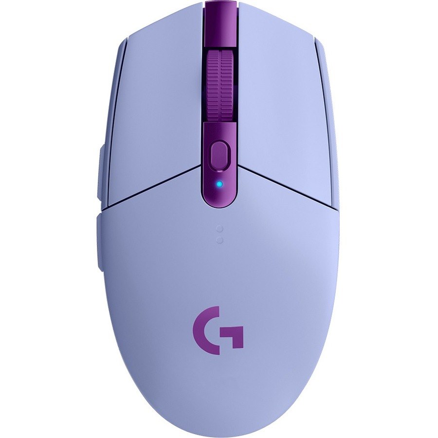 Logitech LIGHTSPEED G305 Gaming Mouse - Wi-Fi - USB - Optical - 6 Button(s) - Lilac