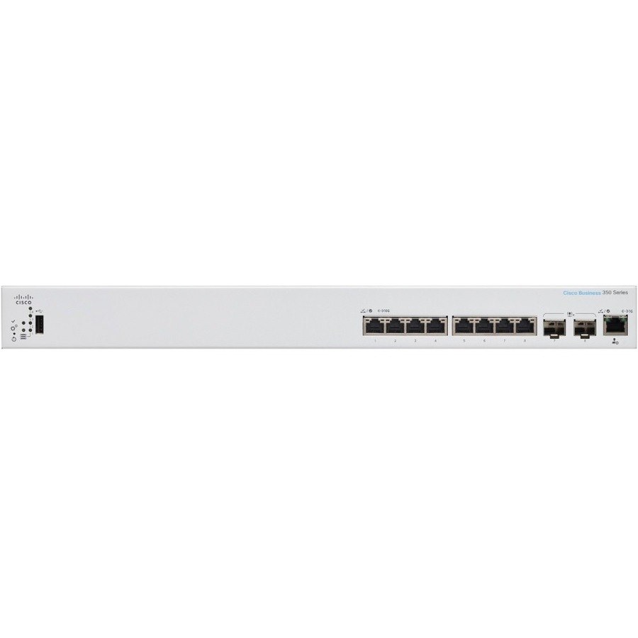 Cisco Business 350 CBS350-8XT 8 Ports Manageable Ethernet Switch