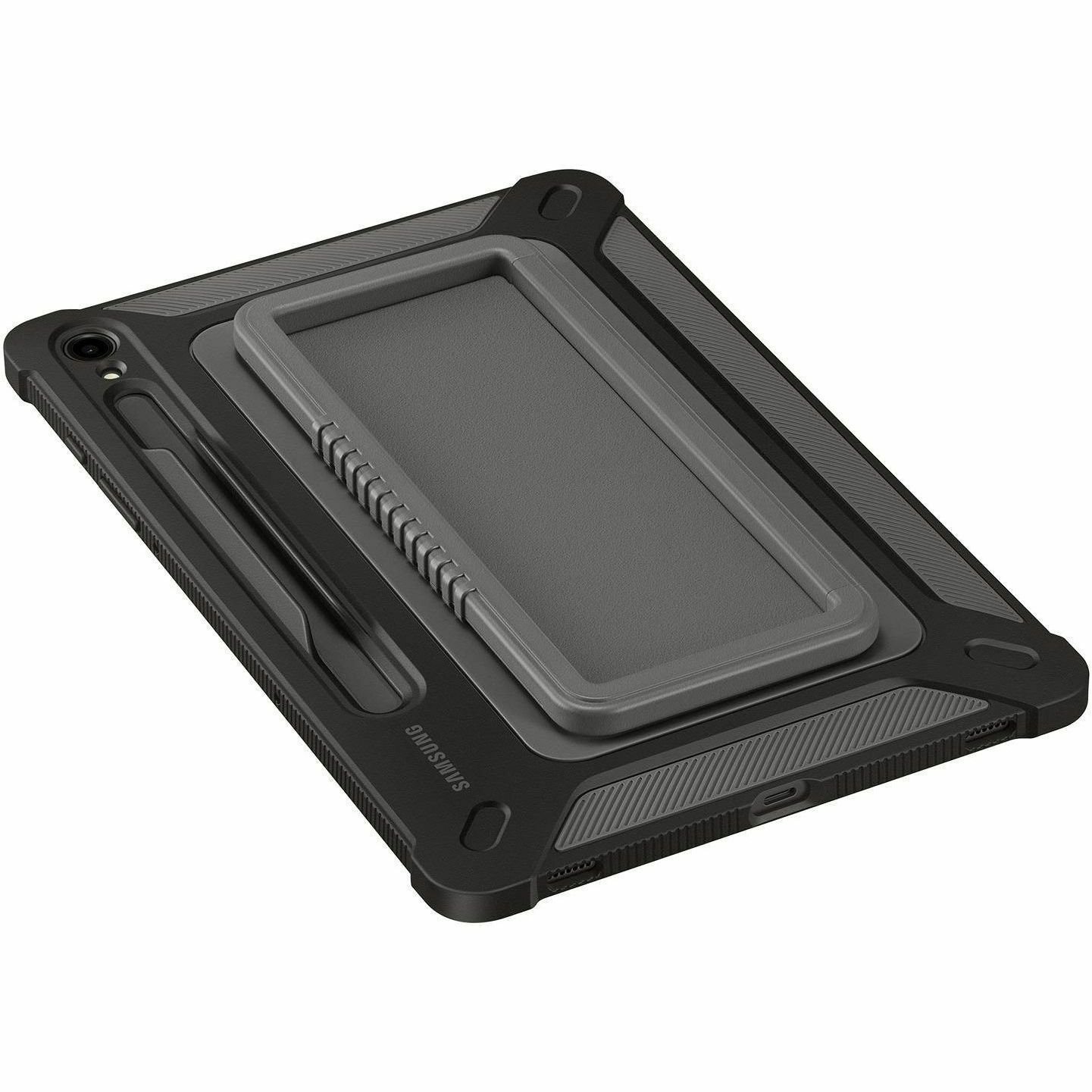 Samsung Rugged Carrying Case for 11" Samsung Galaxy Tab S9 Tablet, Stylus - Black