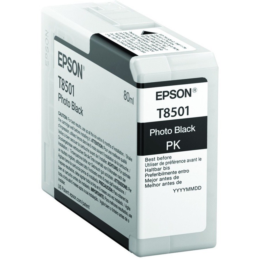 Epson UltraChrome HD T850100 Original Inkjet Ink Cartridge - Photo Black - 1 Pack