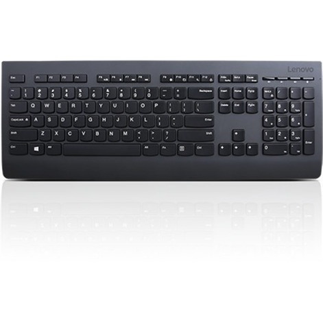 Lenovo Professional Keyboard - Wireless Connectivity - USB Interface - English (UK) - QWERTY Layout - Black