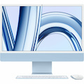 Apple 24-inch iMac with Retina 4.5K display: Apple M3 chip with 8‑core CPU and 10‑core GPU, 512GB SSD - Blue