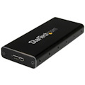 StarTech.com Drive Enclosure SATA/600 - USB 3.1 Micro-B Host Interface - UASP Support External - Black, Silver - TAA Compliant