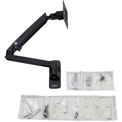 Ergotron Mounting Arm for Monitor, Notebook, LCD Display, Display Screen - Matte Black