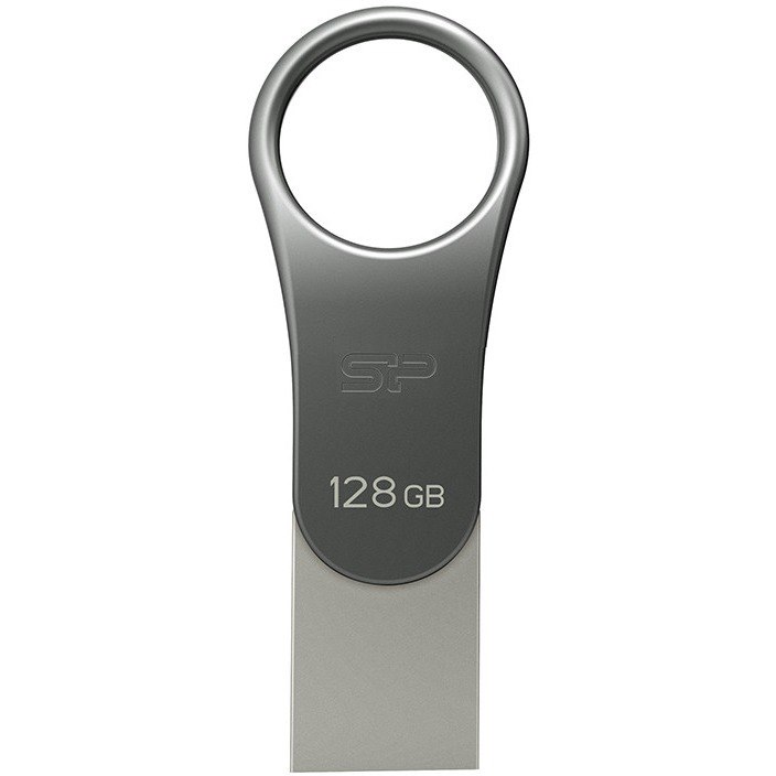 Silicon Power Mobile C80 128GB (USB 3.2 (Gen 1) Type C + USB Type A) Flash Drive