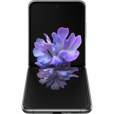 Samsung Galaxy Z Flip 5G SM-F707W 256 GB Smartphone - 6.7" Dynamic AMOLED Full HD Plus - Octa-core (Cortex A77Single-core (1 Core) 3.09 GHz + Cortex A77 Triple-core (3 Core) 2.40 GHz + Cortex A55 Quad-core (4 Core) 1.80 GHz) - 8 GB RAM - Android 10 - 5G - Mystic Gray
