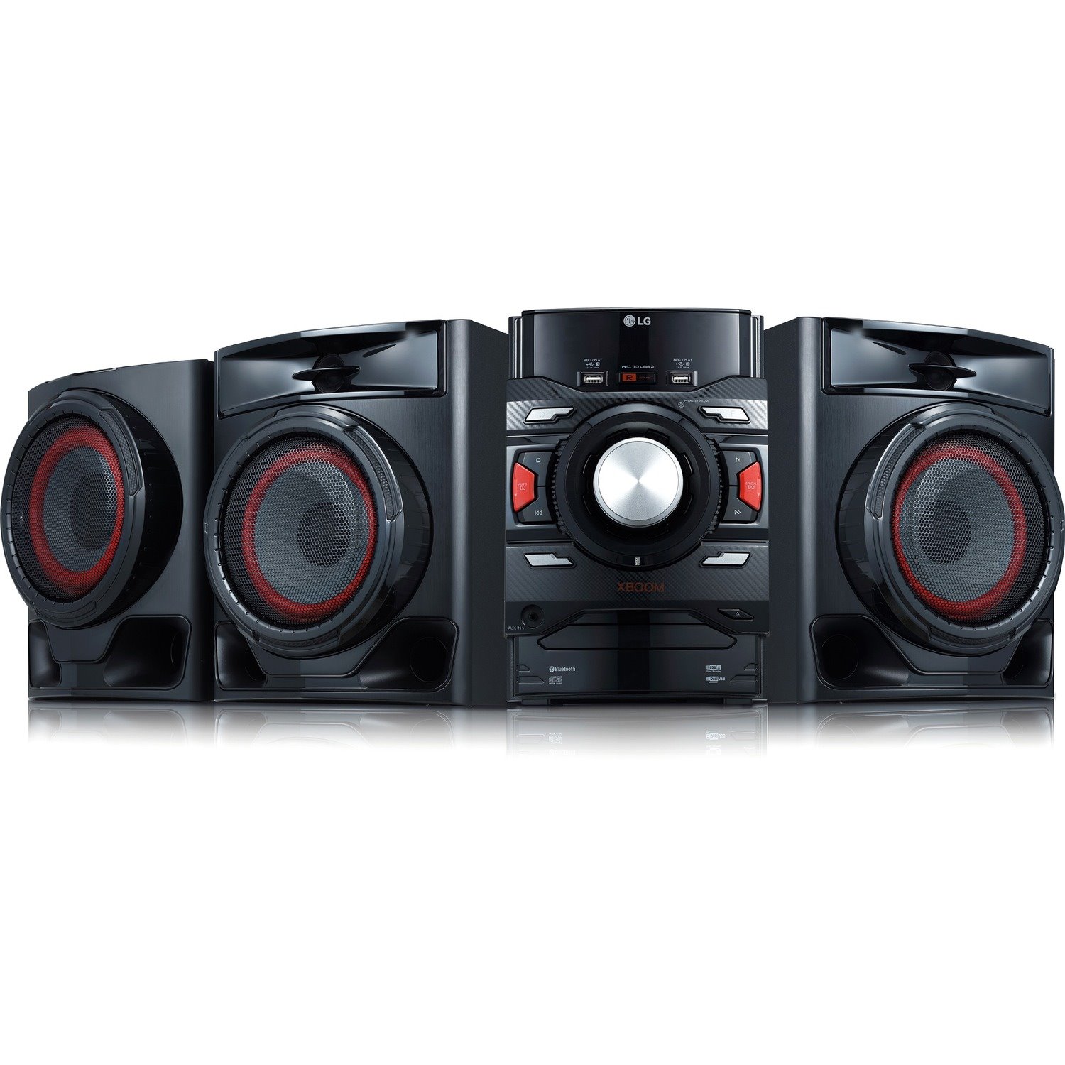LG XBOOM CM4590 2.1 Bluetooth Speaker System - 700 W RMS - Black