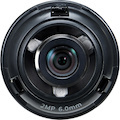 Hanwha Techwin SLA-2M6000Q - 6 mmf/2 - Fixed Lens for M12-mount