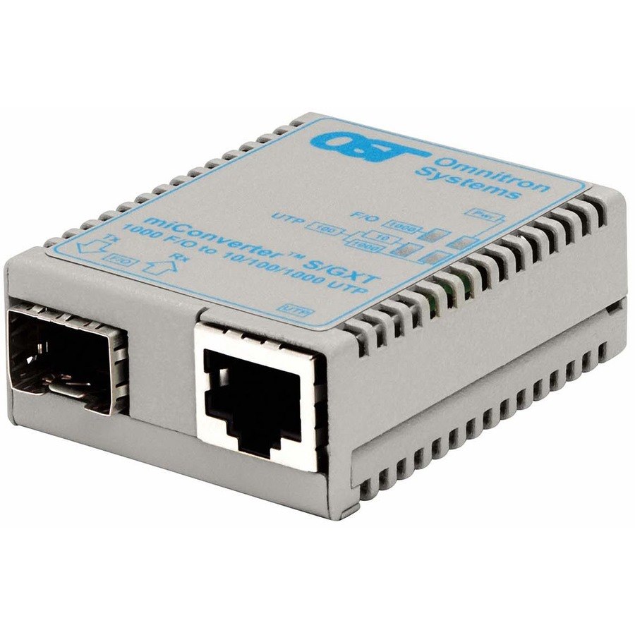 miConverter/s 10/100/1000 Gigabit Ethernet Fiber Media Converter RJ45 SFP