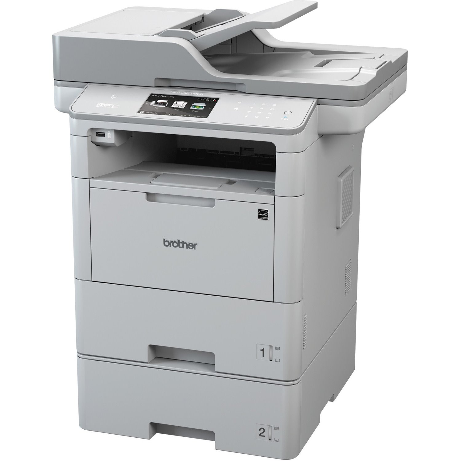 Brother MFC-L6900DWGT Laser Multifunction Printer - Monochrome - Plain Paper Print - Desktop - TAA Compliant